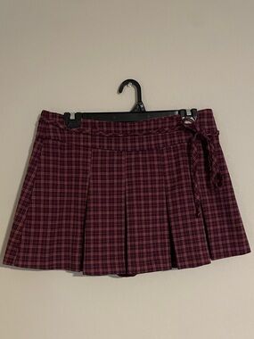 Plaid hollister skirt
